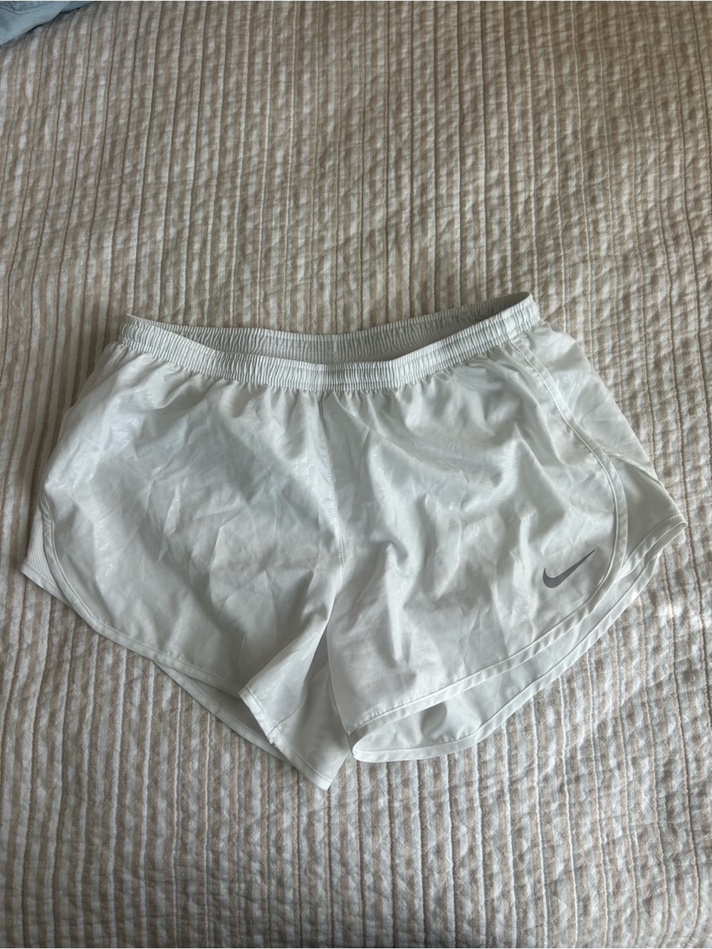 Nike Women’s White Dri-FIT Running Shorts